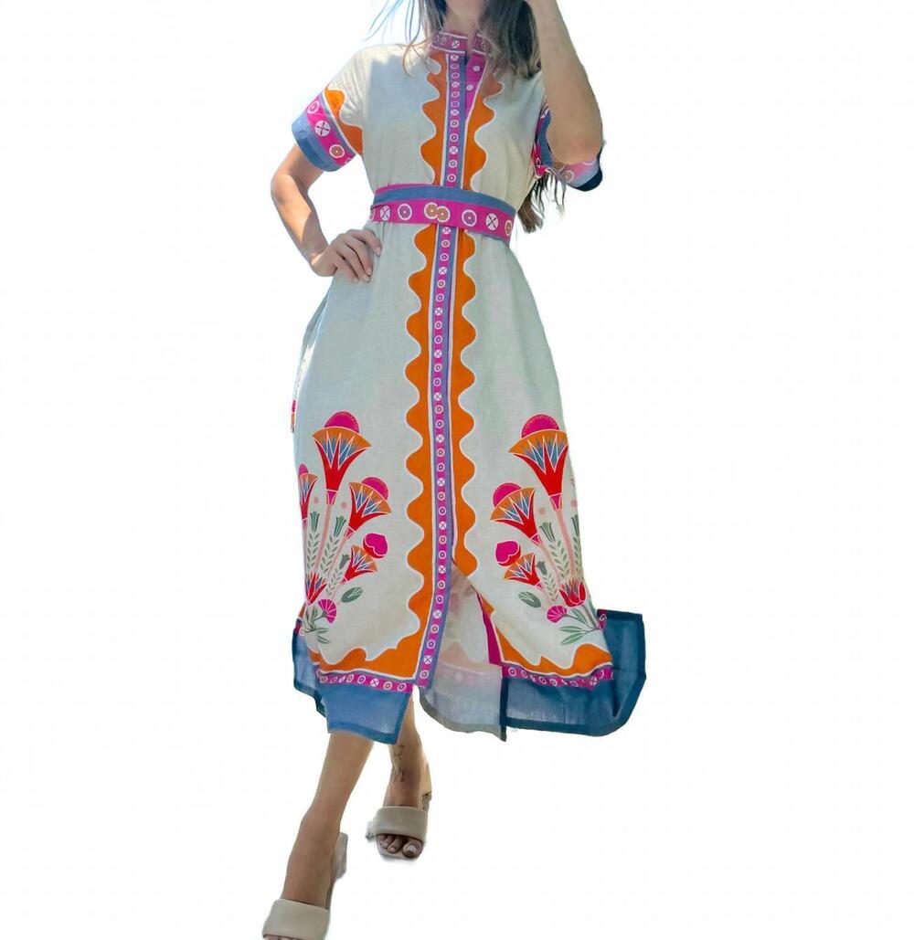 NEW ISLAPAYAL sydney shirtdress in lotus tan